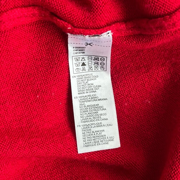 FOREVER 21 soft red 3/4 length sweater - Picture 6 of 7